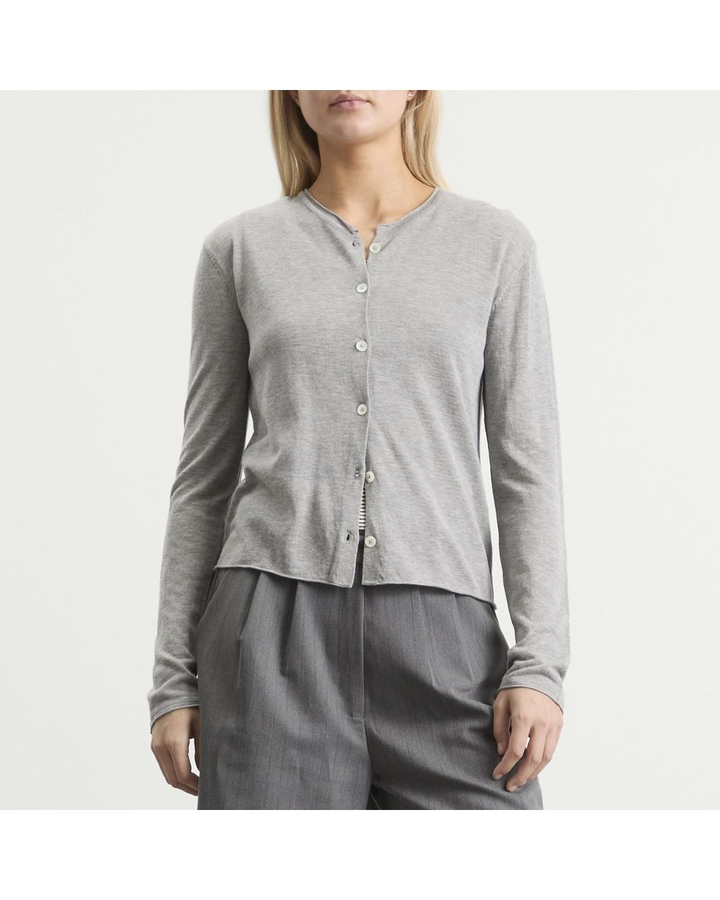 DUNST Gray Cardigan