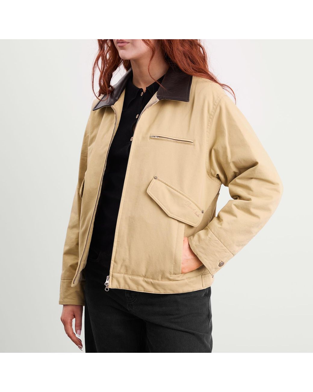 DUNST Natural Canvas Work Jacket