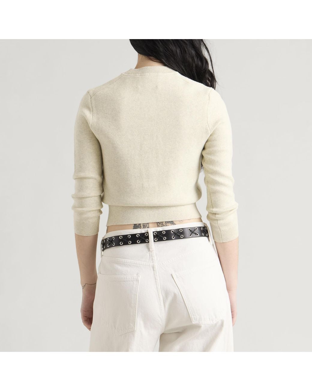 Isabel Marant Natural Étoile Kemal Logo Cardigan
