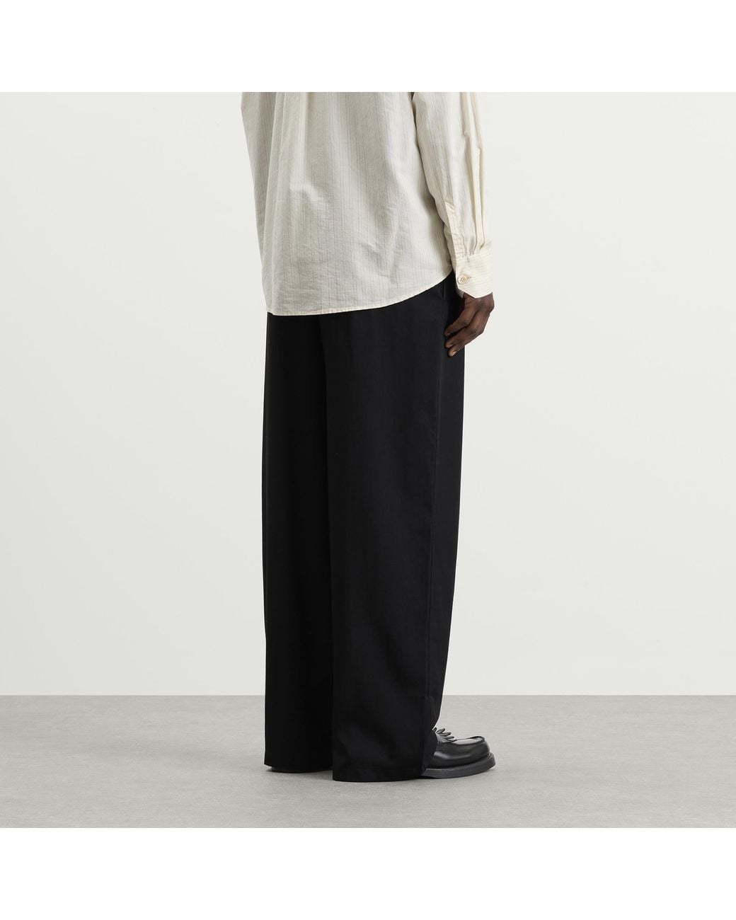 Our Legacy Black Night Drape Twill Leisure Trouser for men