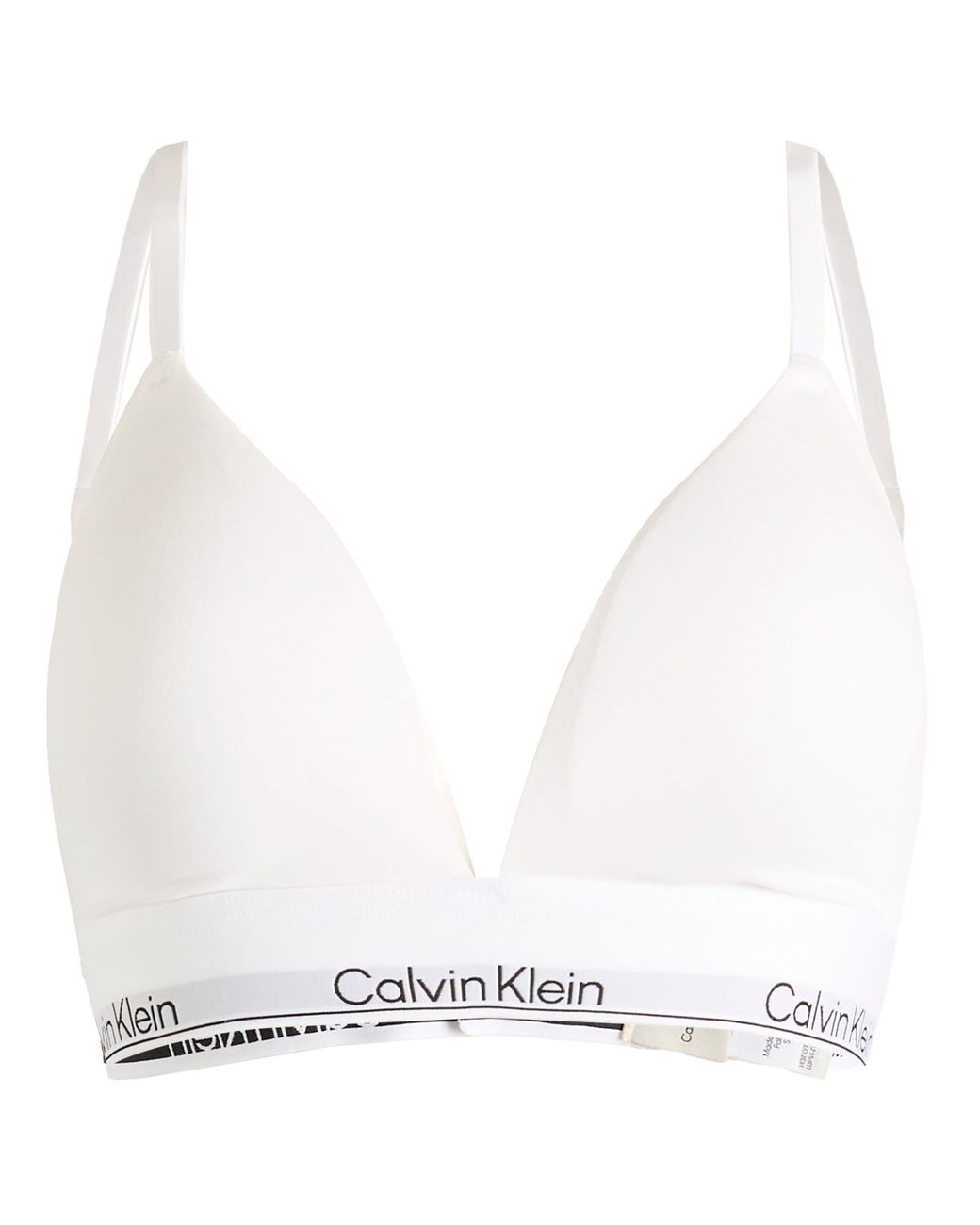 Calvin Klein White Icon Lightly Lined Triangle Bra