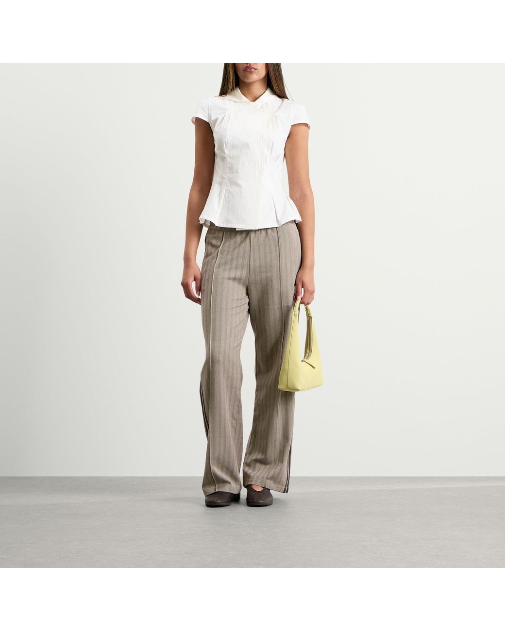 Adidas Gray Tweed Track Pant