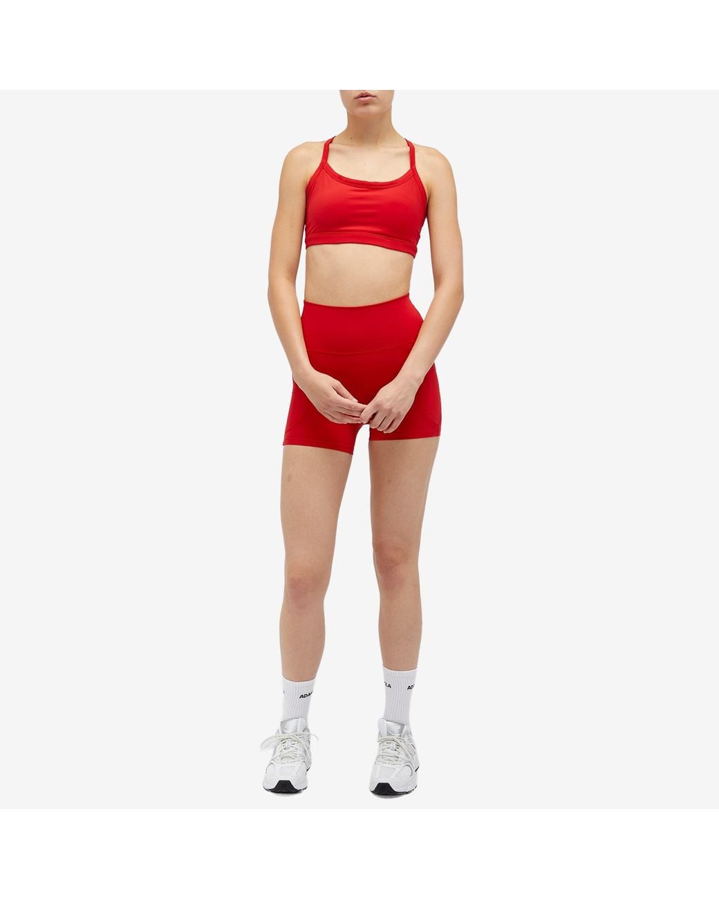 ADANOLA Red Ultimate Strappy Racer Bra