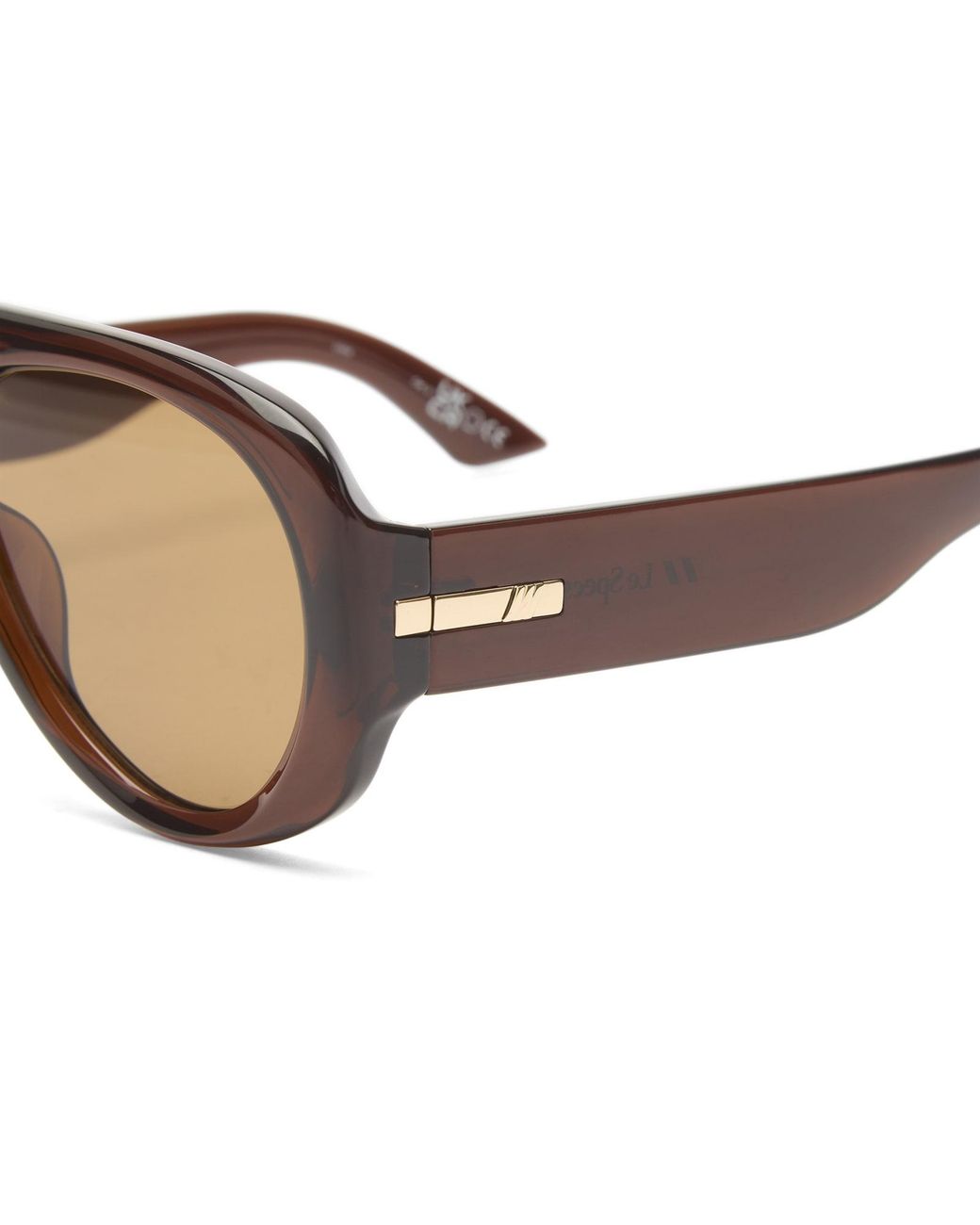 Le Specs Brown Dream Boat Sunglasses