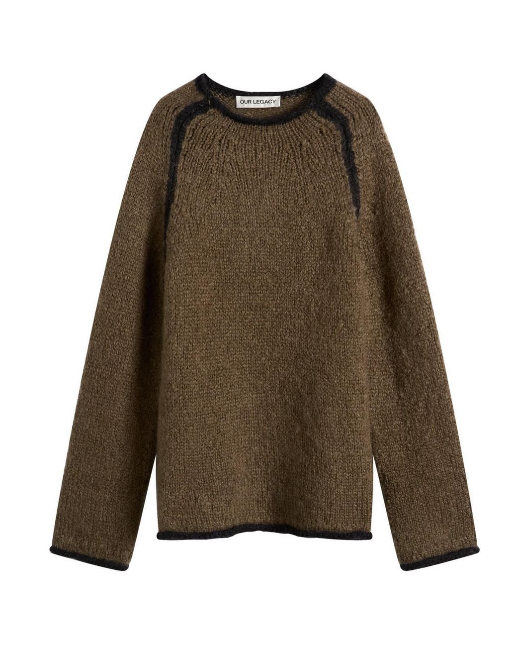 Our Legacy Green Rider Roundneck Jumper for men