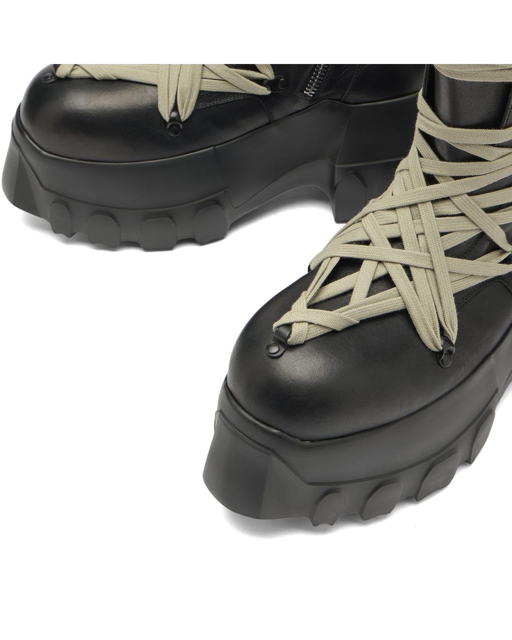 Rick Owens Black Mega Tractor for men