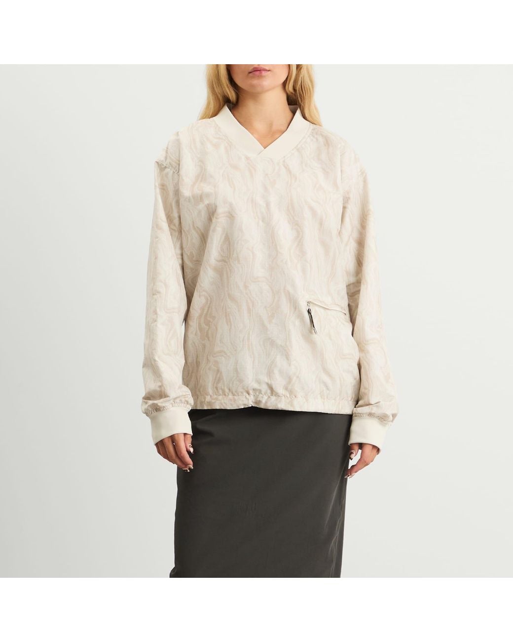 Toga Natural V-Neck Ripstop Pullover