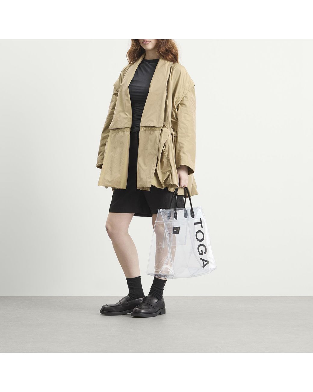 Toga Brown Toga Memory Taffeta Jacket
