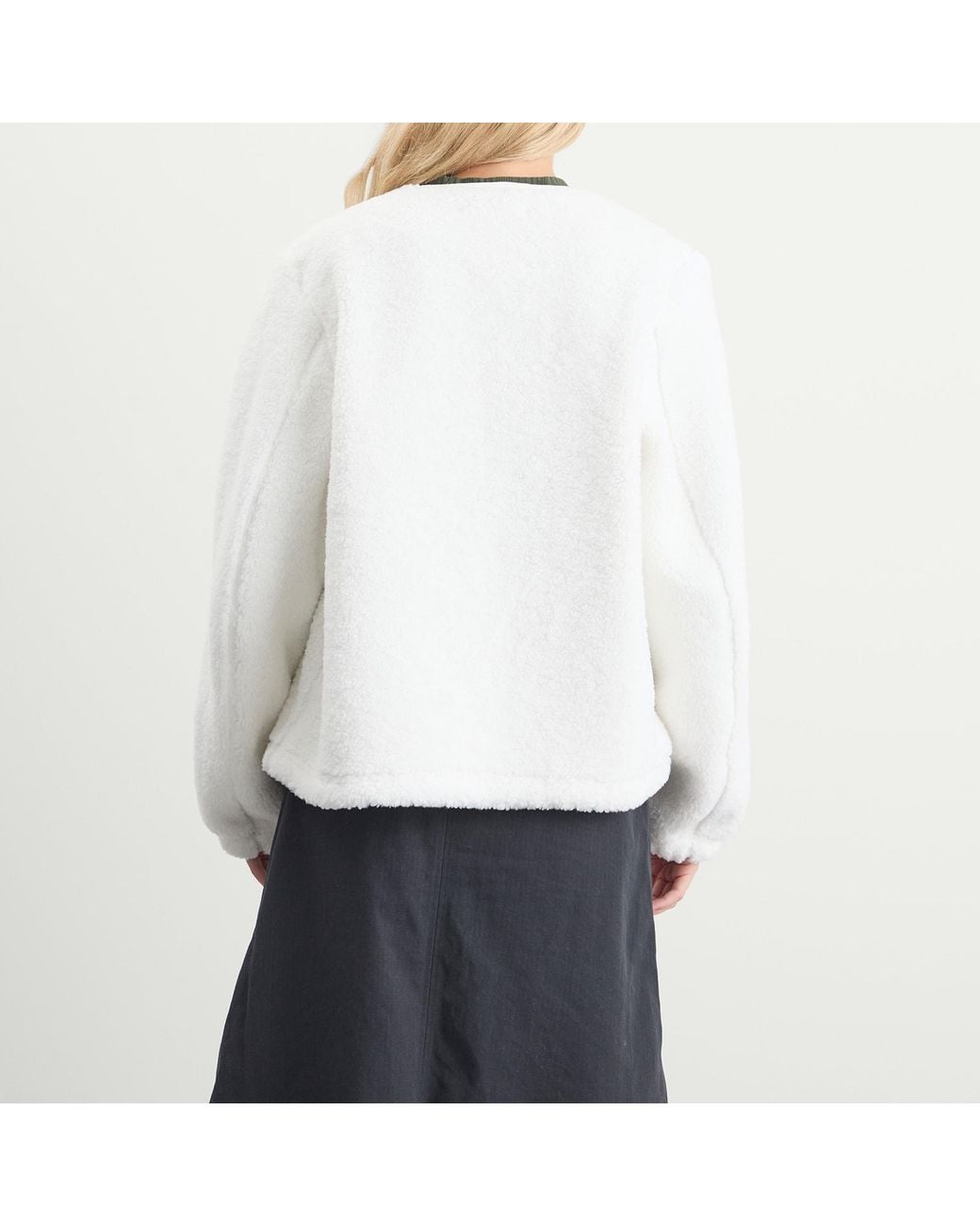 Samsøe & Samsøe White Saautumn Fleece Jacket