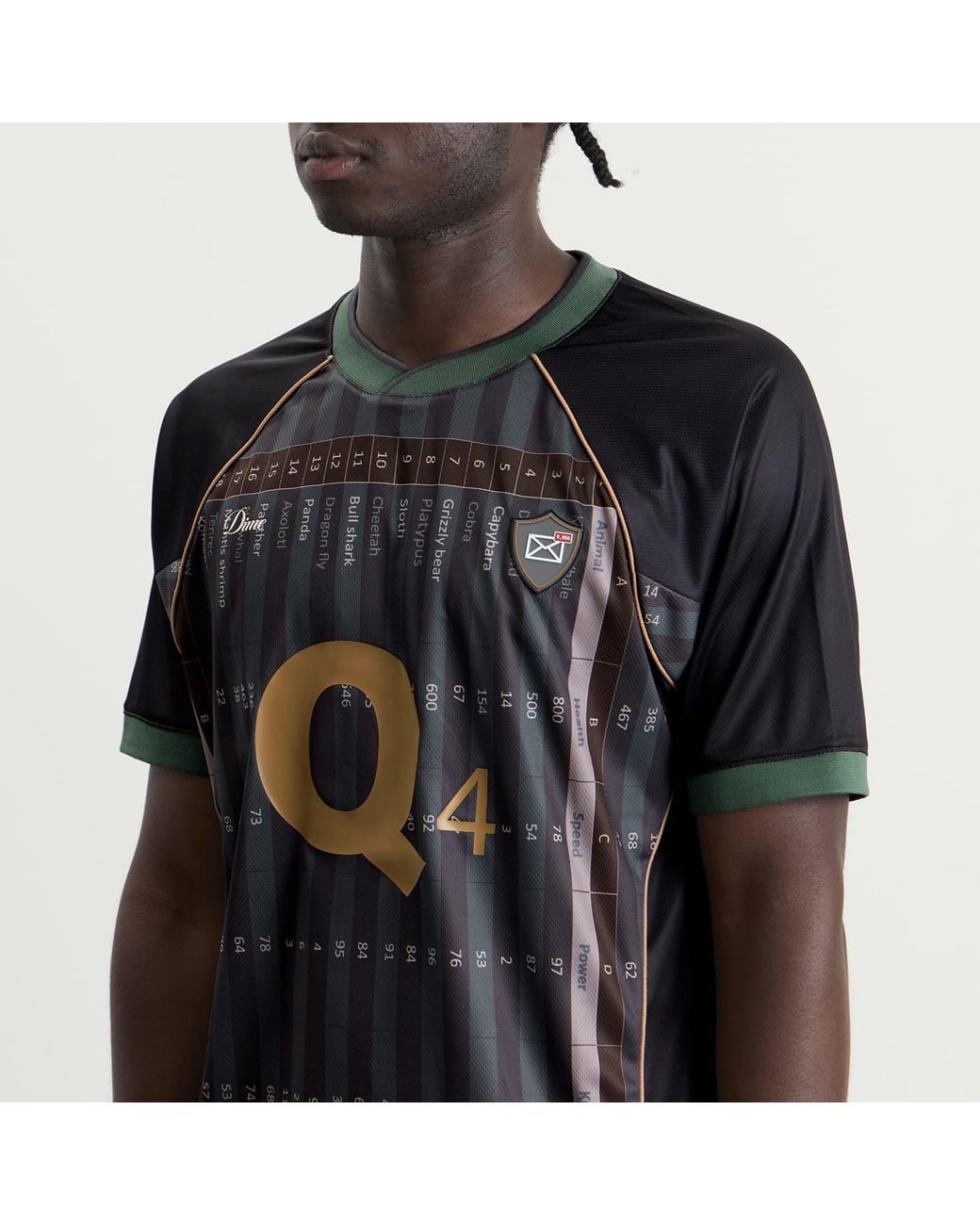 Q4 Code Dime Q4 Jersey T-Shirt in Black for Men | Lyst