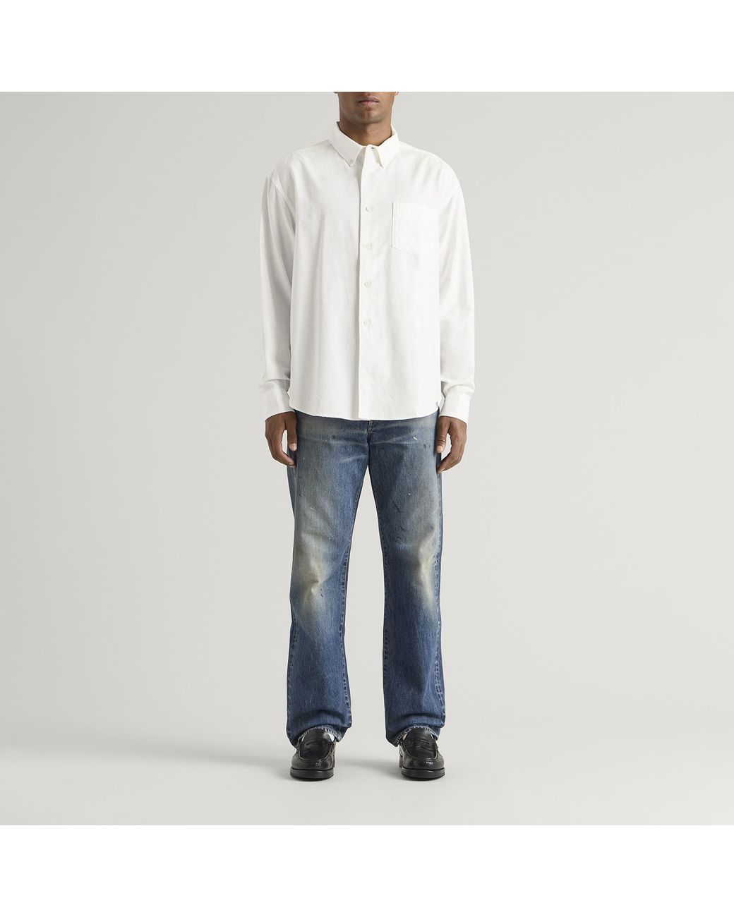 Visvim White Beiler Oxford Shirt for men