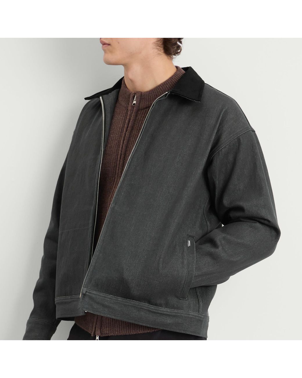 Randy's Garments Black Station Jacket for men