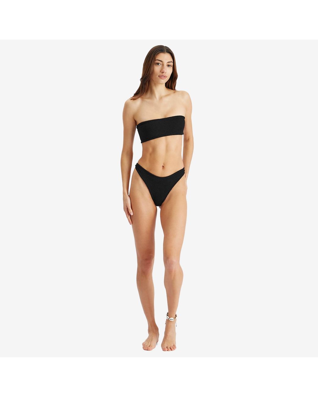 Hunza G Shay Bikini in Black | Lyst UK