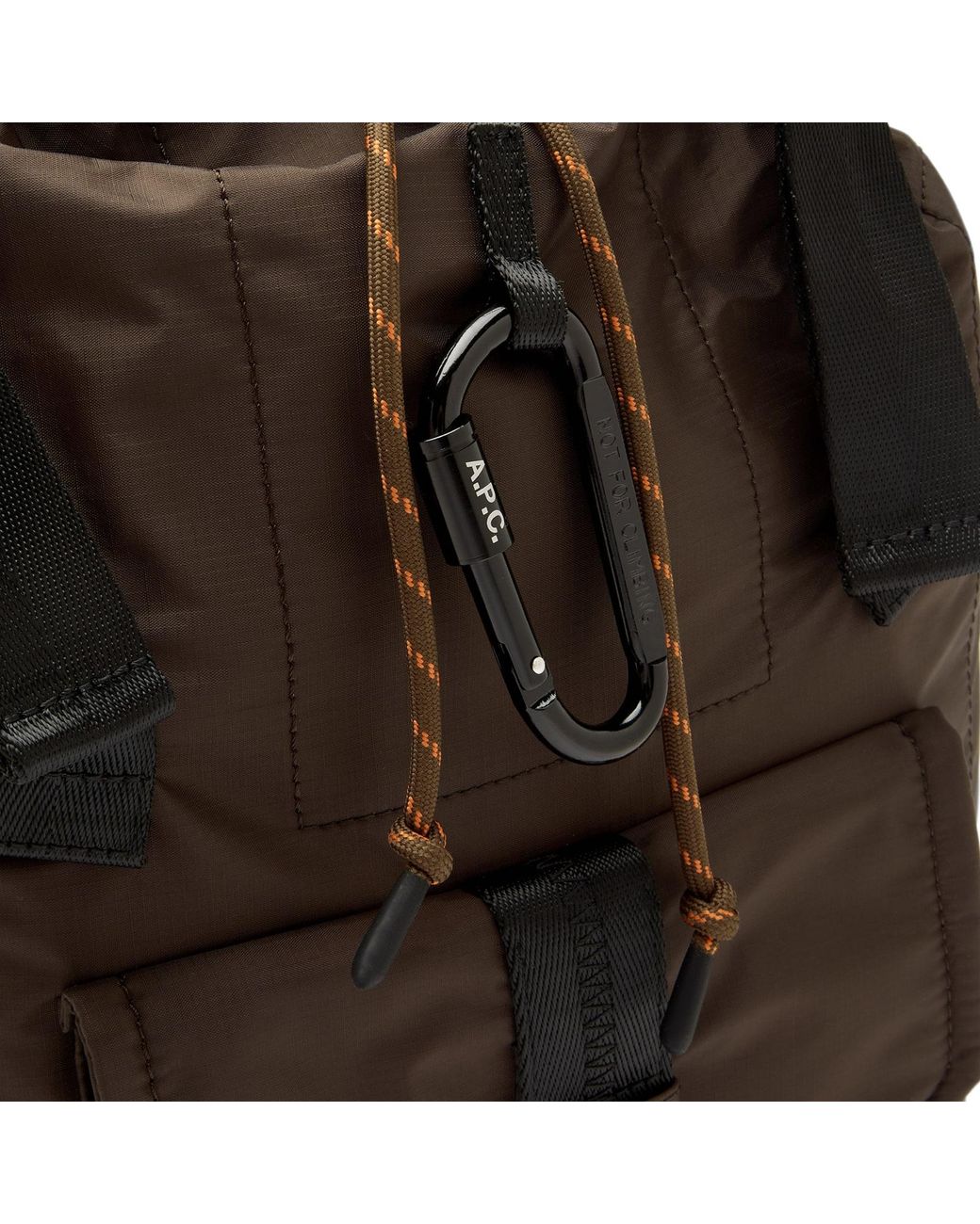 A.P.C. Black Trek Backpack for men