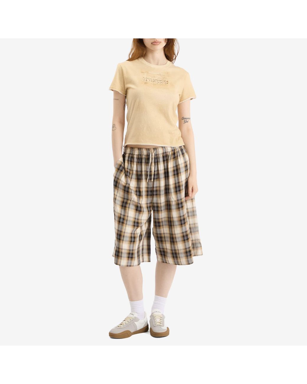 Acne Natural Shorts