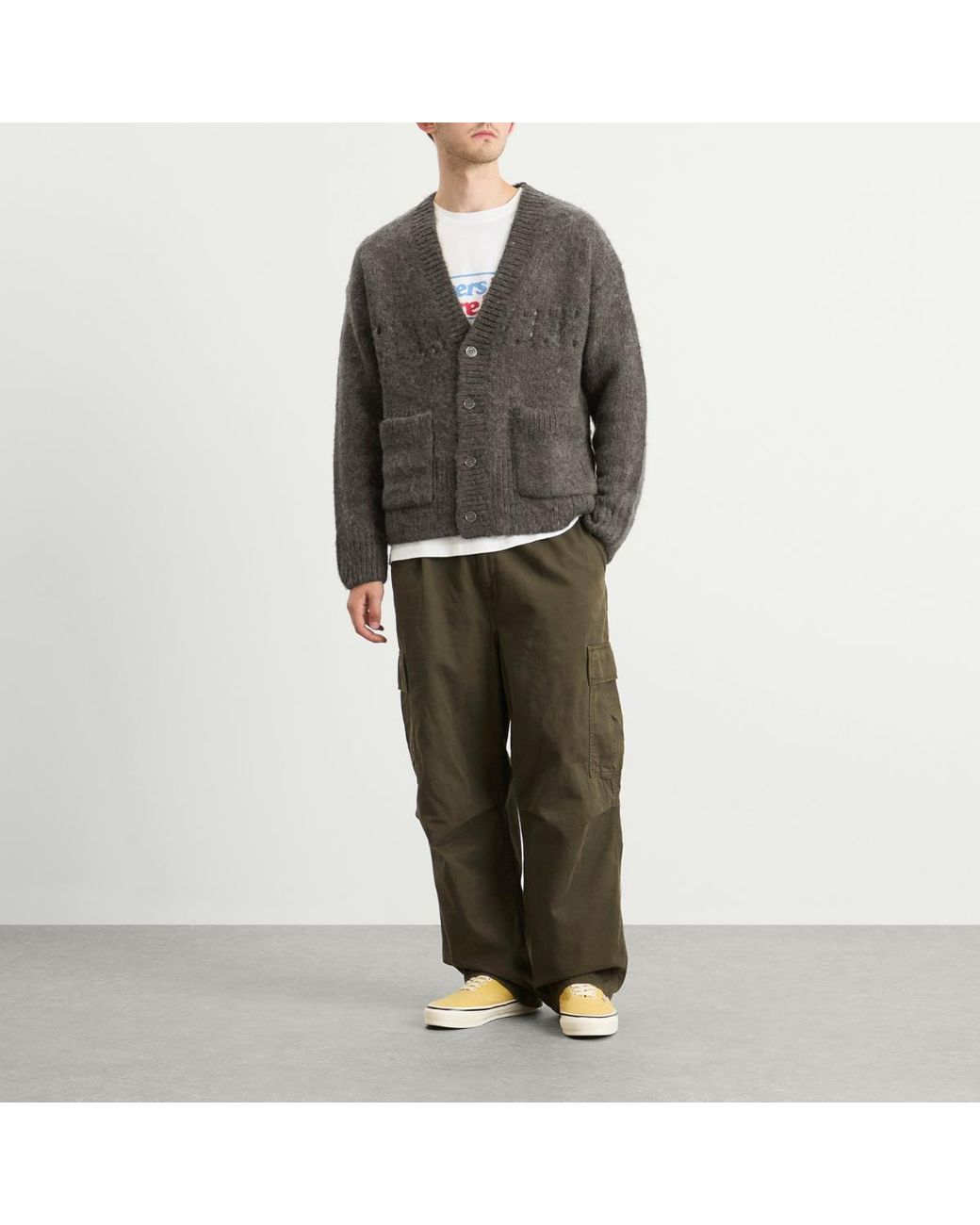 ACMH by Magic Castles Gray Martha Pocket Cardigan for men
