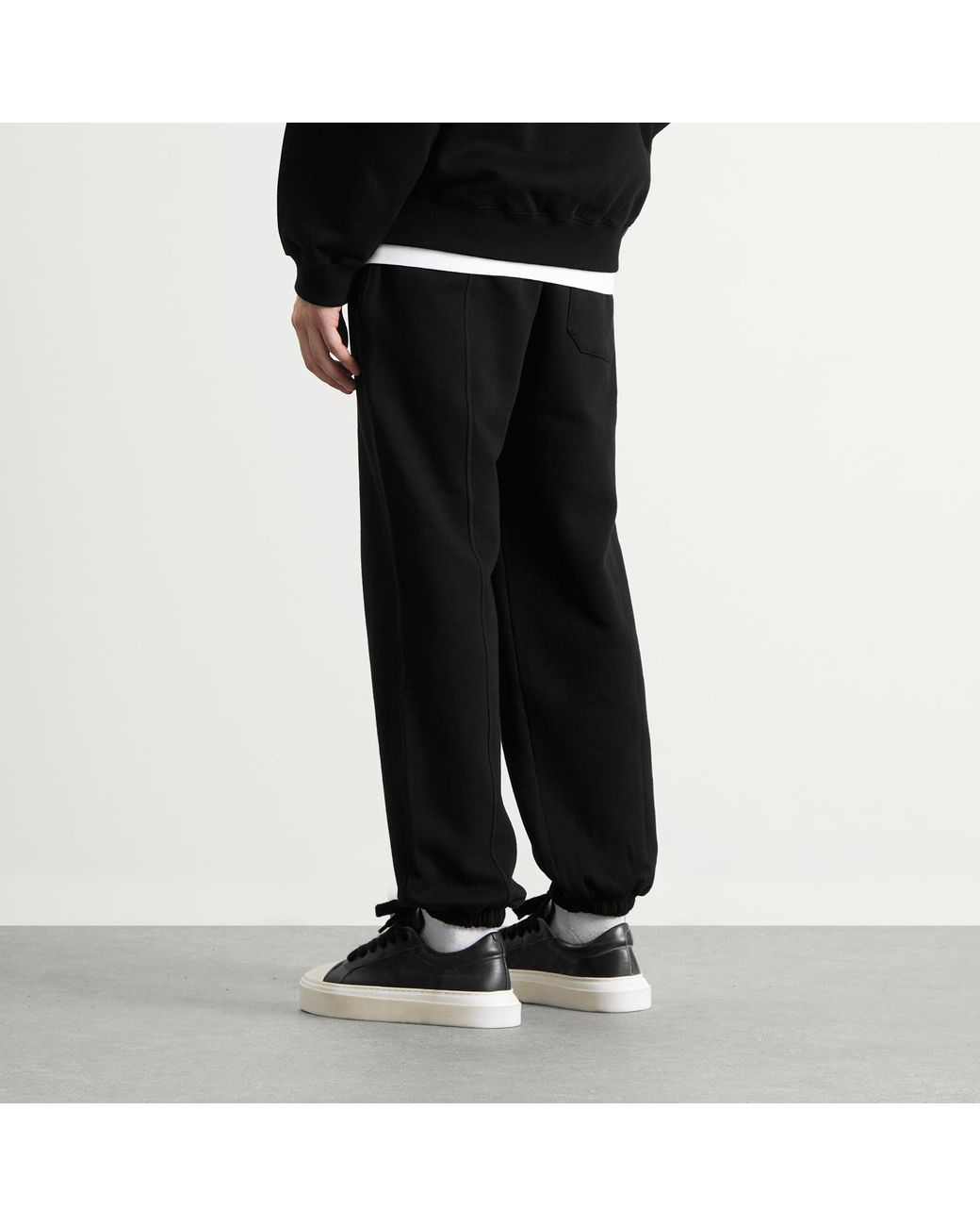 Cole Buxton Black Sportswear Sweat Pants for men
