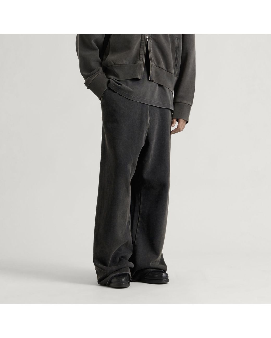 Entire studios Black Full Leg Sweatpant for men