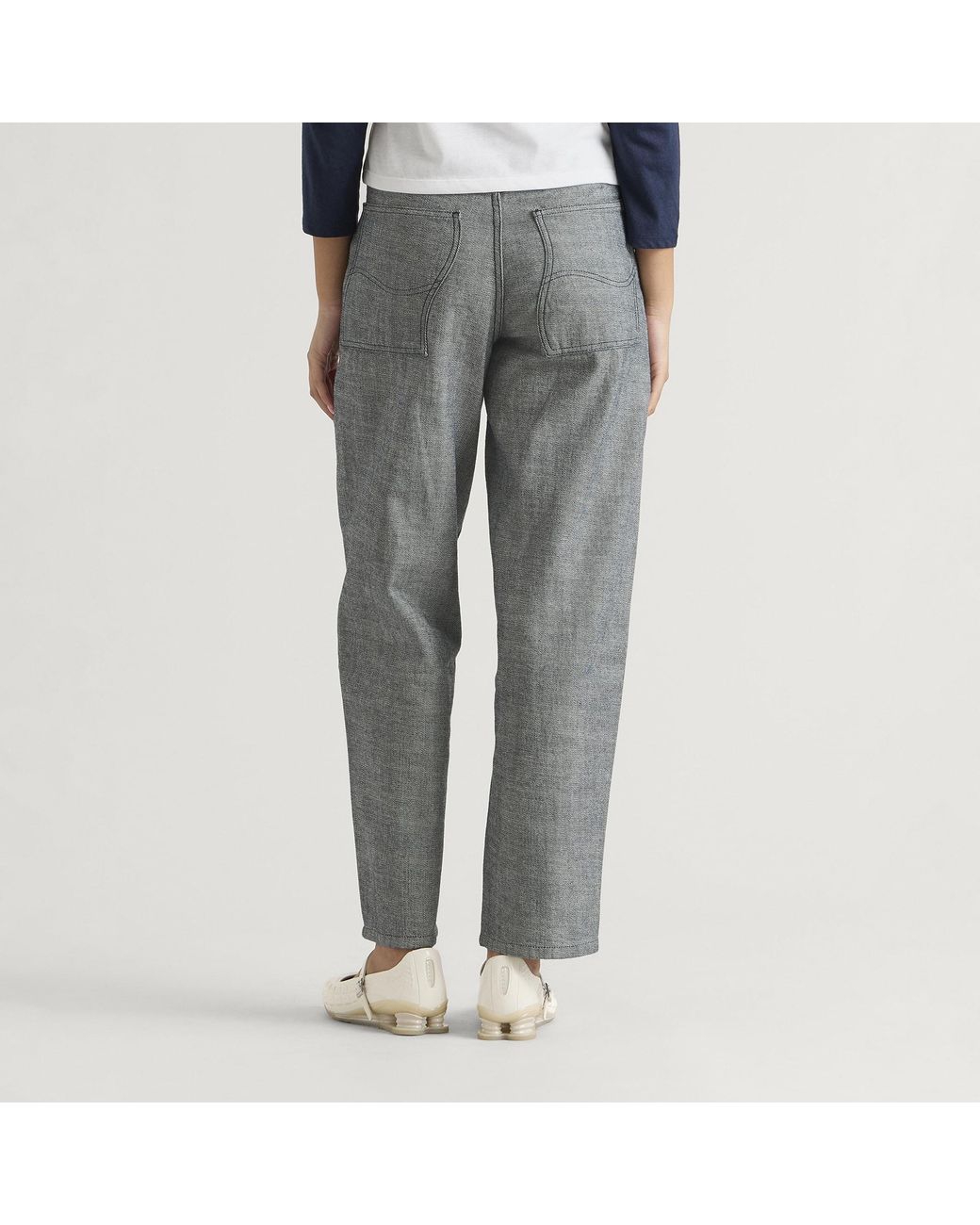 Dime Gray Baggy Denim Pants