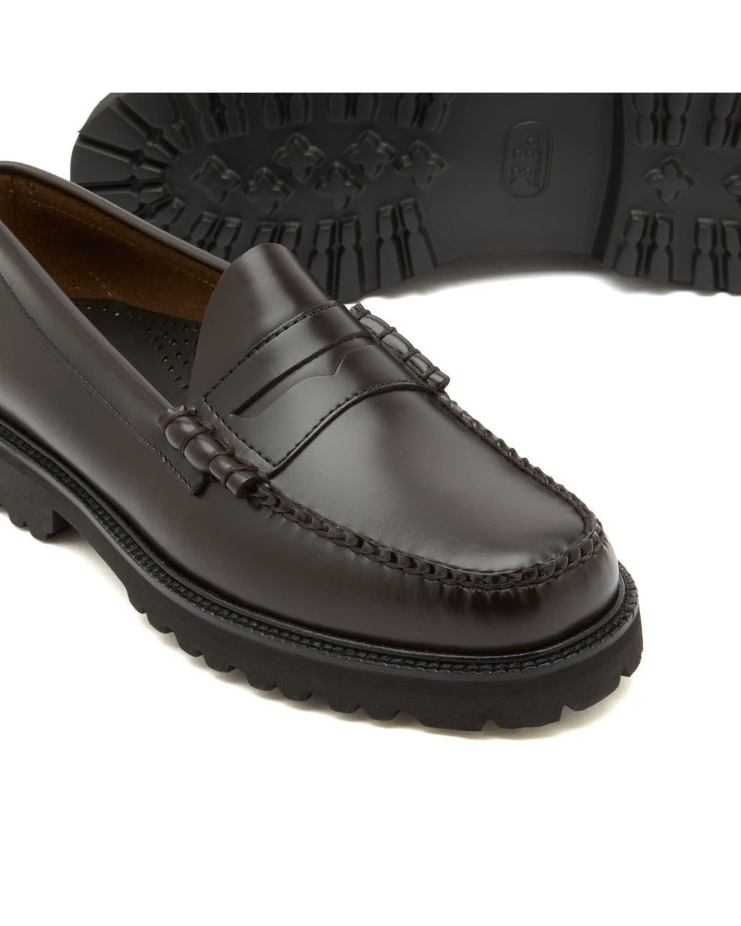 G.H.BASS Black Larson 90S Loafer for men