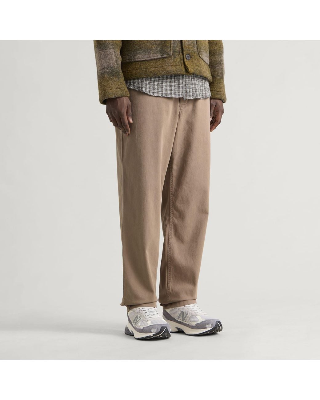 Norse Projects Natural Trysil Regular Organic Stretch Twill Trouser for men
