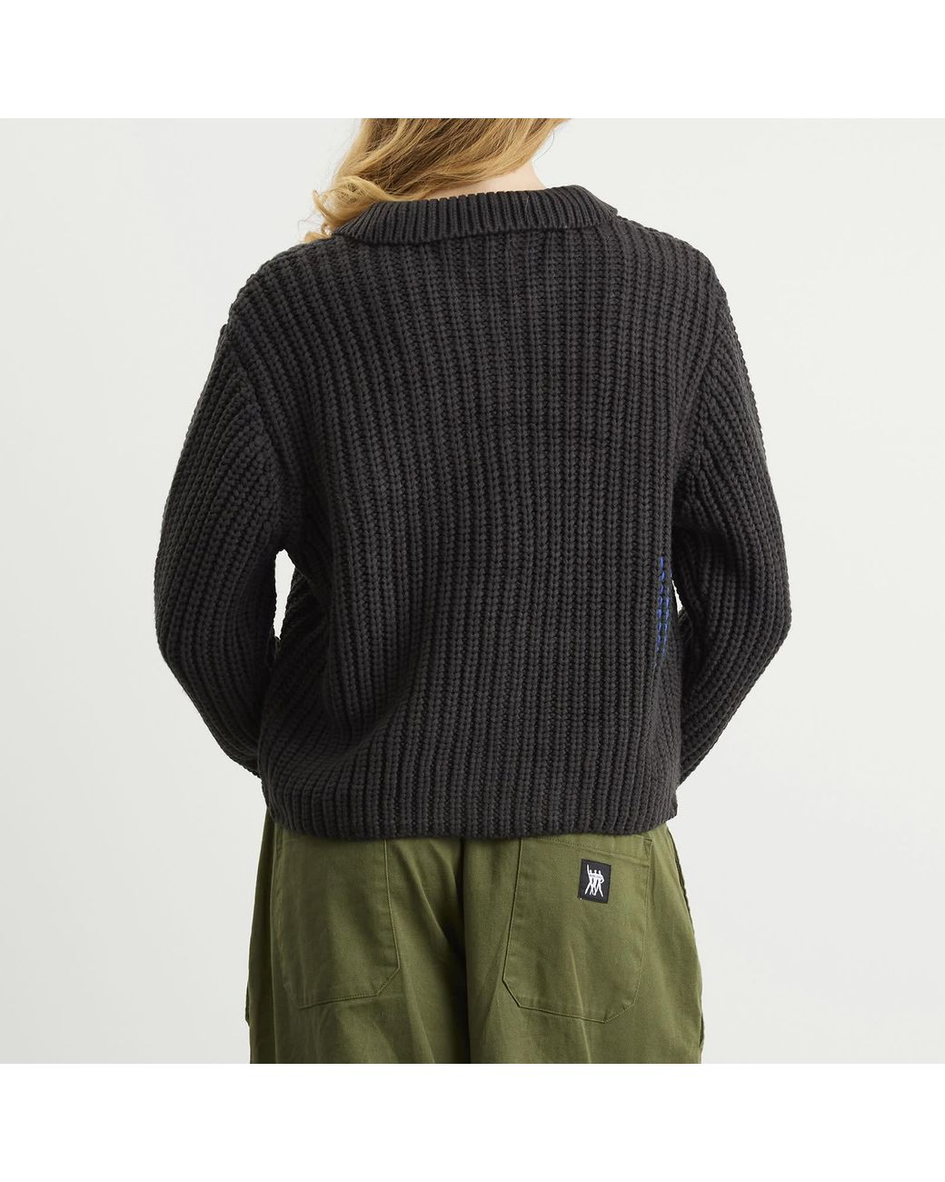 Obey Black Julian Button Down Sweater
