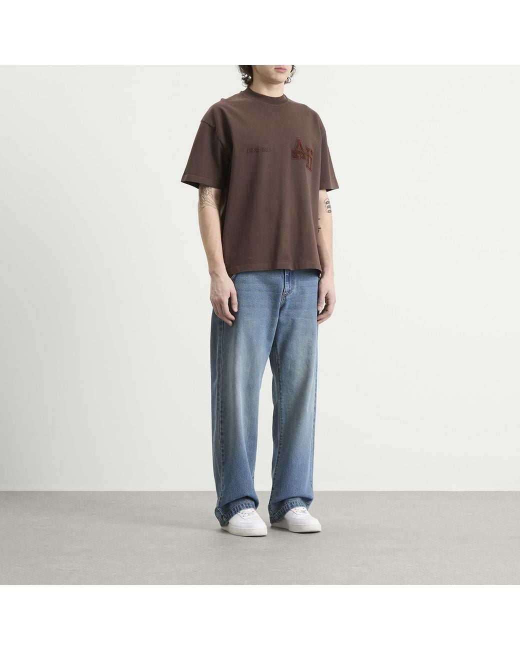 Annie Hood Brown College T-Shirt for men