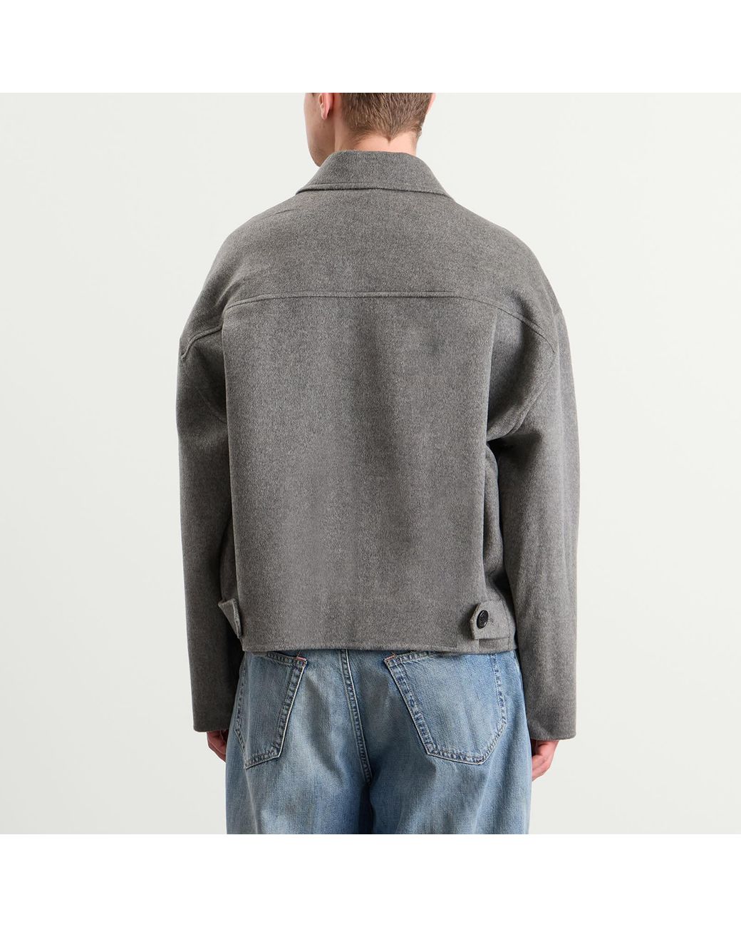 Acne Gray Wool Cashmere Jacket