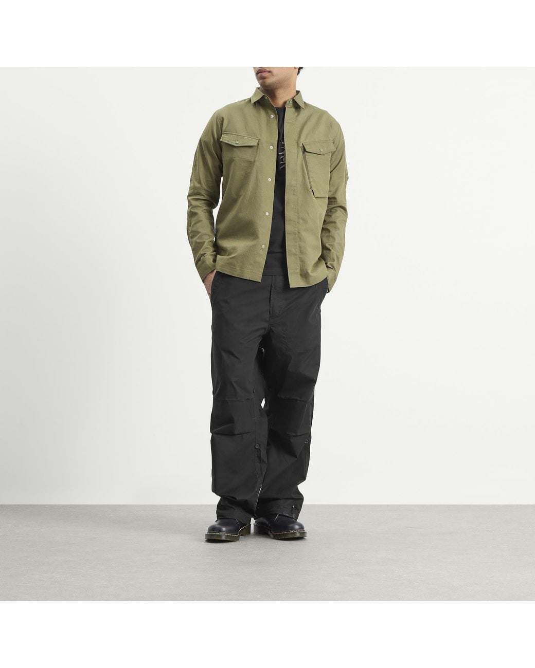 Maharishi Green Hemp Custom Shirt for men
