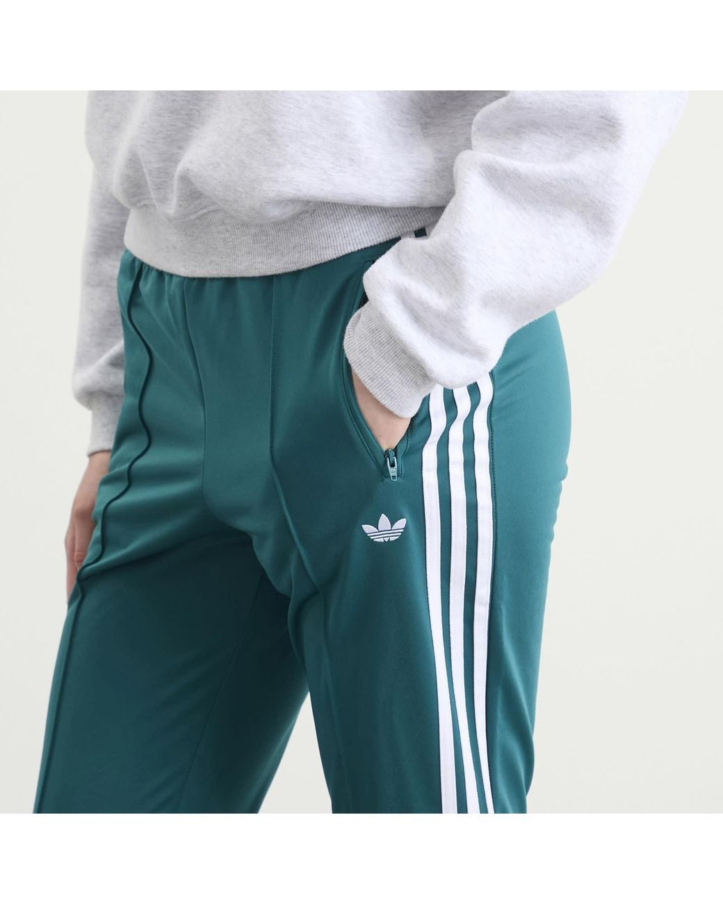 Adidas Blue Bell Bottom Firebird Track Pants
