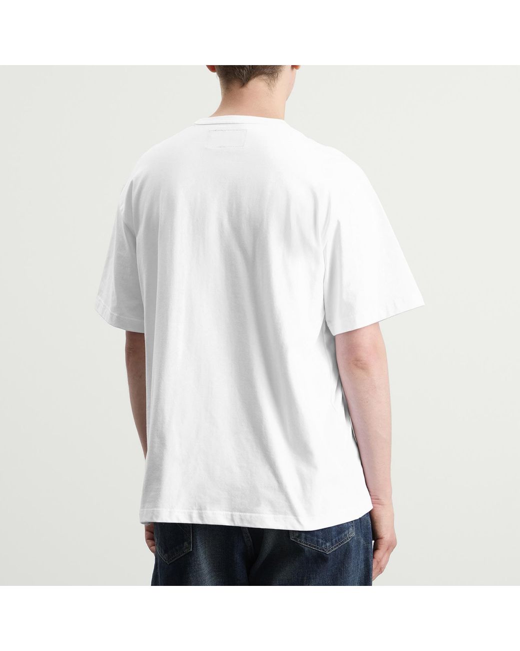 Neighborhood White Sheltech Pocket T-Shirt for men