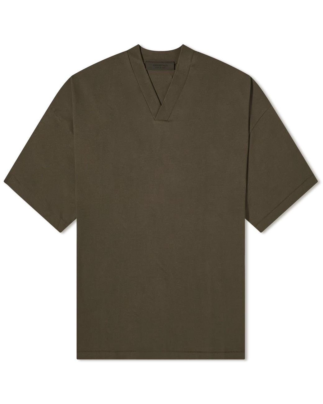 人気 ☆FEAROFGOD☆ V-NECK T-SHIRT SEAL - 24SS Fear of God Essentials Seal V-Neck T-Shirt | PacSun