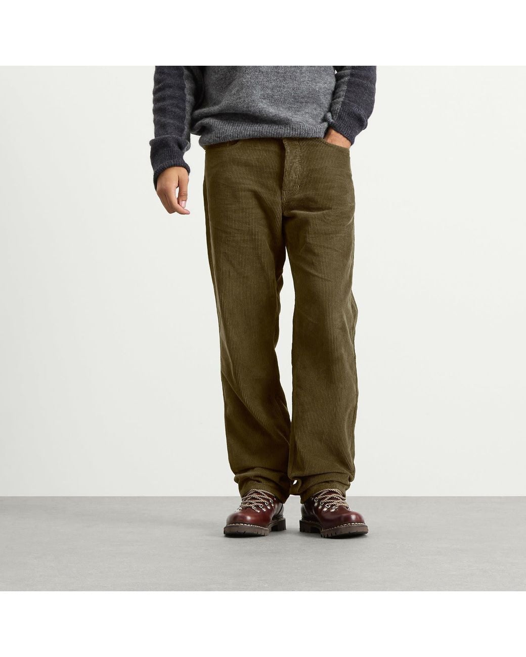 Forét Green Heath Corduroy Jeans for men