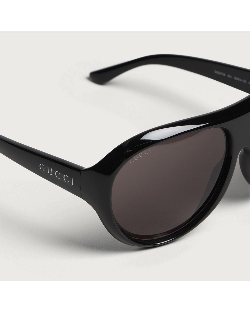 Gucci Black Gg2270S Lettering Sunglasses