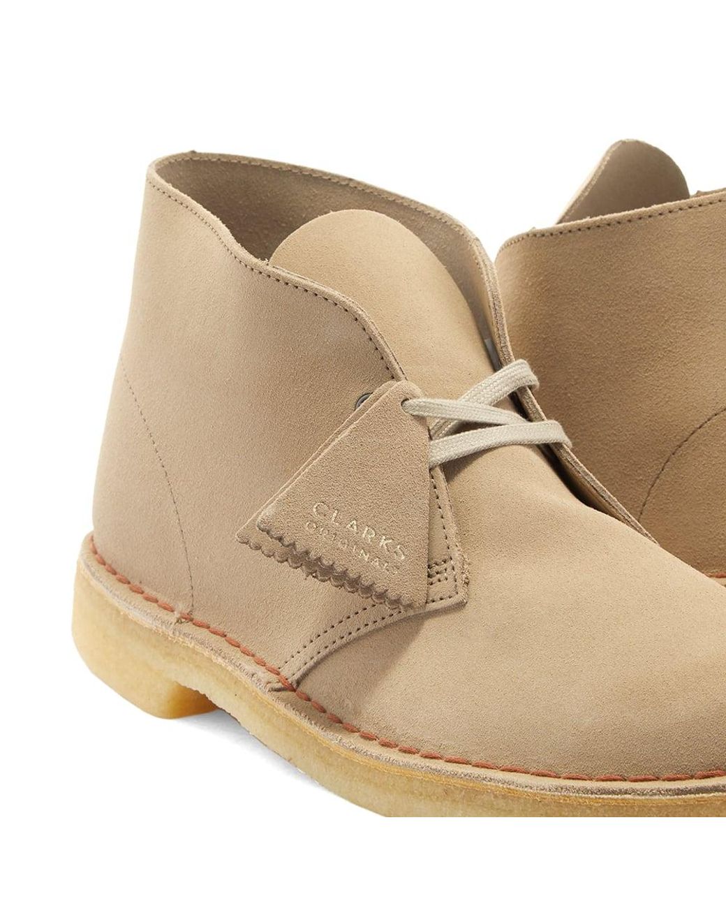 Clarks Desert Boot Sand Suede in Natural for Men | Lyst Canada