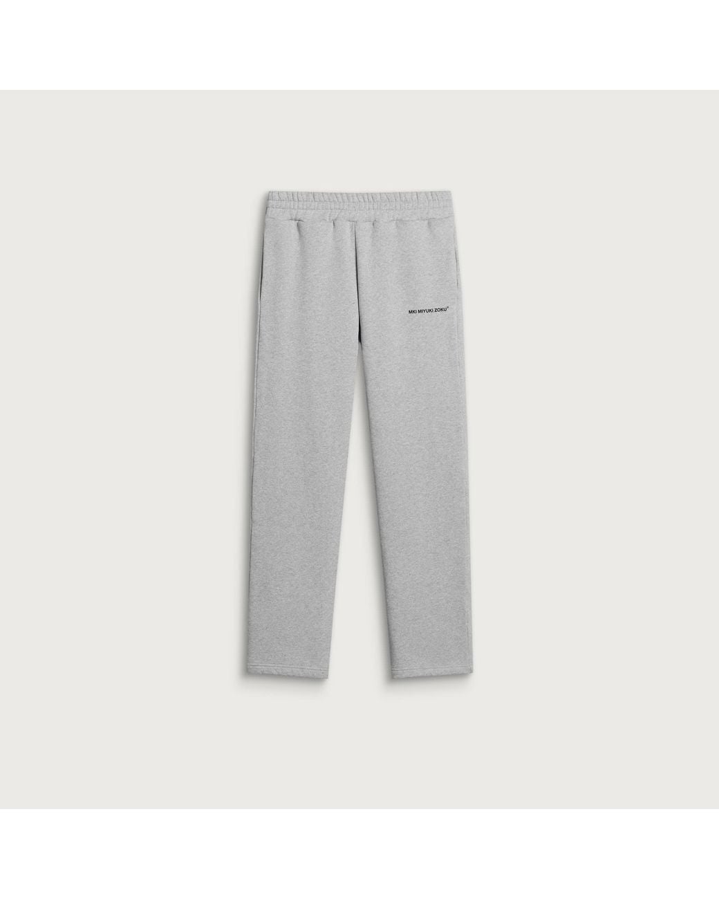 MKI Miyuki-Zoku Gray Uniform Wide Leg Joggers for men