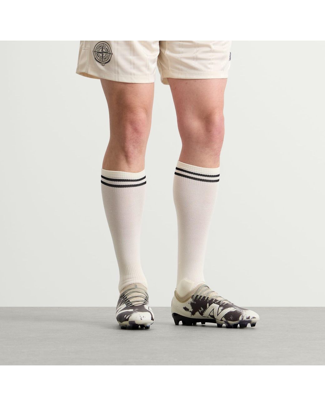 New Balance White X Stone Island Furon 9 Football Boot for men
