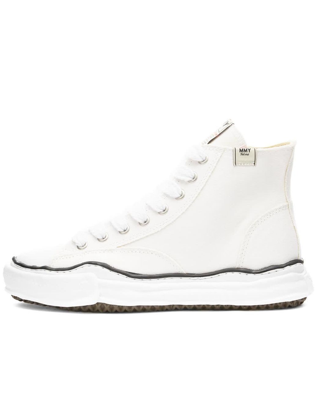 Maison Mihara Yasuhiro White Peterson Original Sole Canvas Hi-Top Sneakers for men