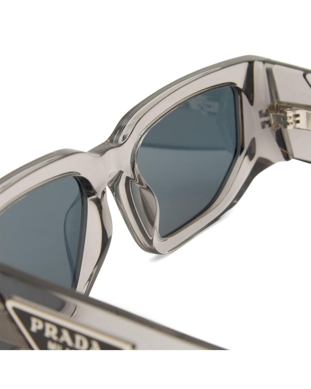 Prada Gray 09Zs Sunglasses for men