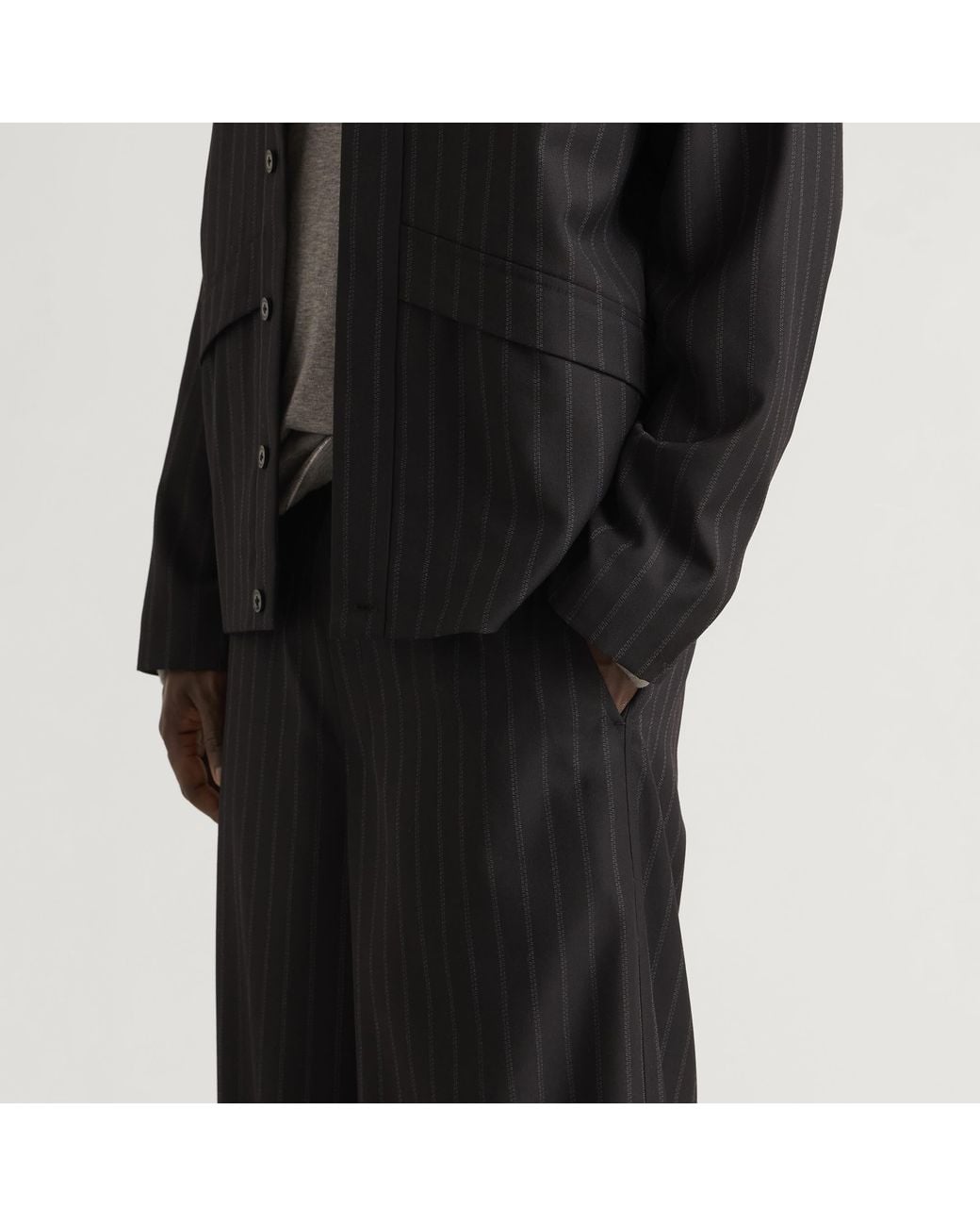 Samsøe & Samsøe Black End. X Saeryx Wide Elasticated Trousers for men