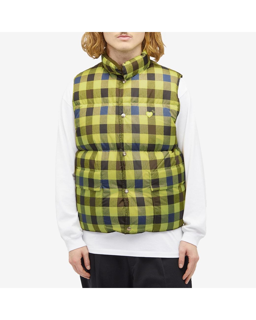 Human Made Reversible Down Vest in Green for Men | Lyst
