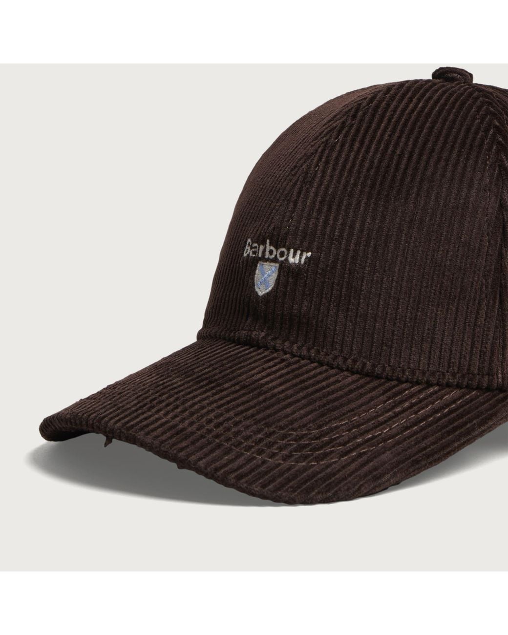 Barbour Brown Preston Cord Cap for men