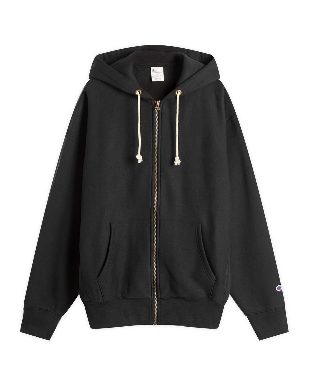 HOLIDAY　REVERSE WEAVE ZIP HOODI Champion Reverse Weave Fleece Zip Hoodie in Black for Men | Lyst UK