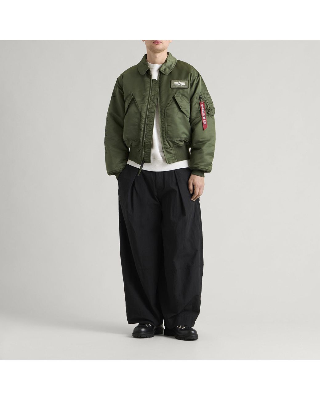 No Problemo Green Np X Alpha Industries Ancient Findings Jacket for men
