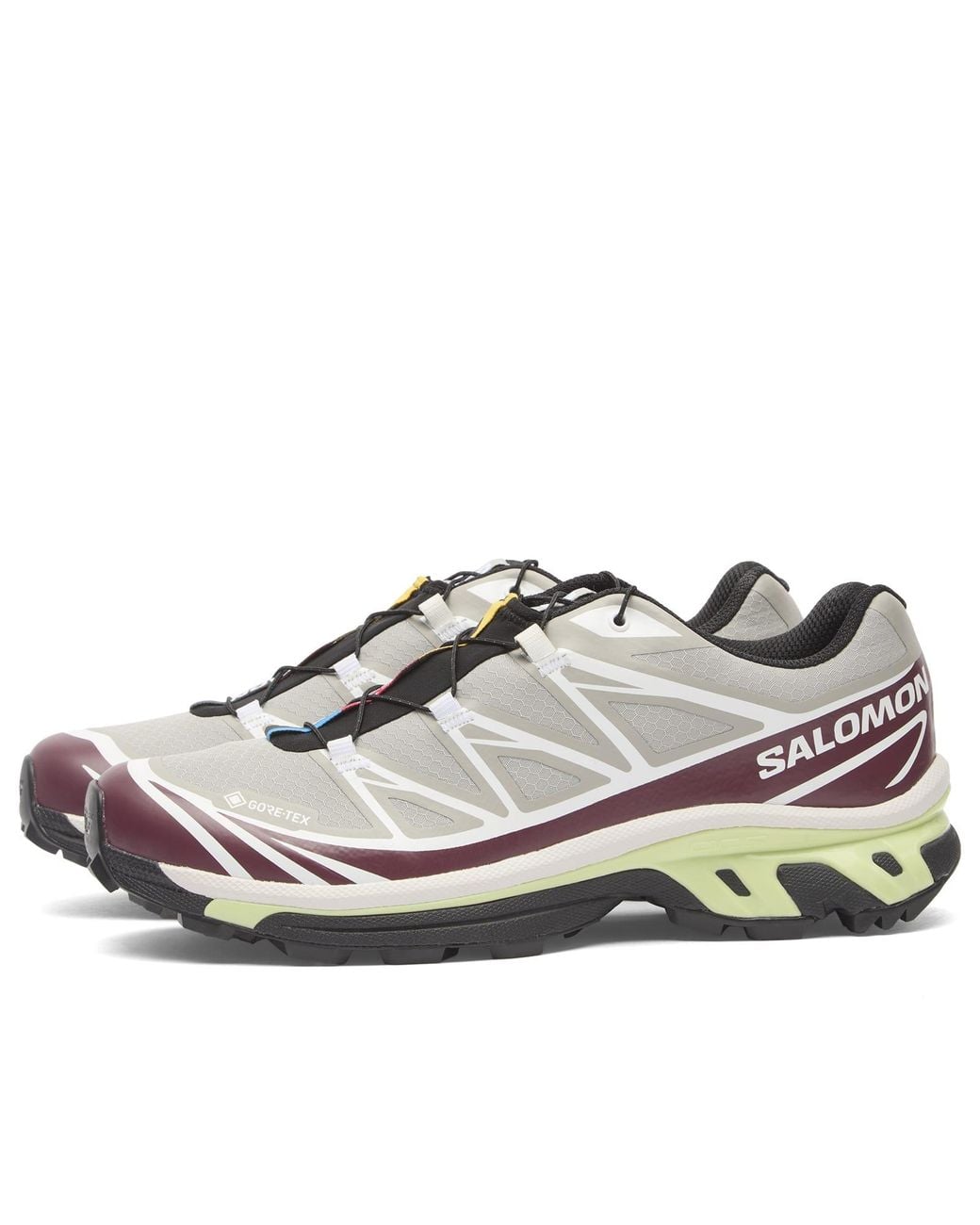 Salomon White Xt-6 Gtx Sneaker