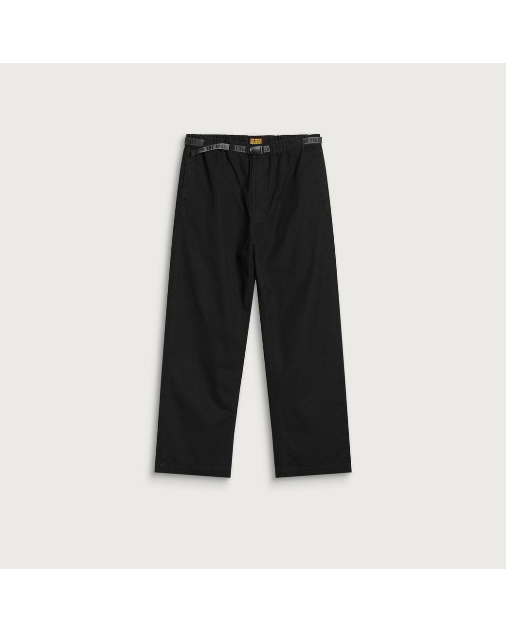Human Made Black Belted Easy Pants for men