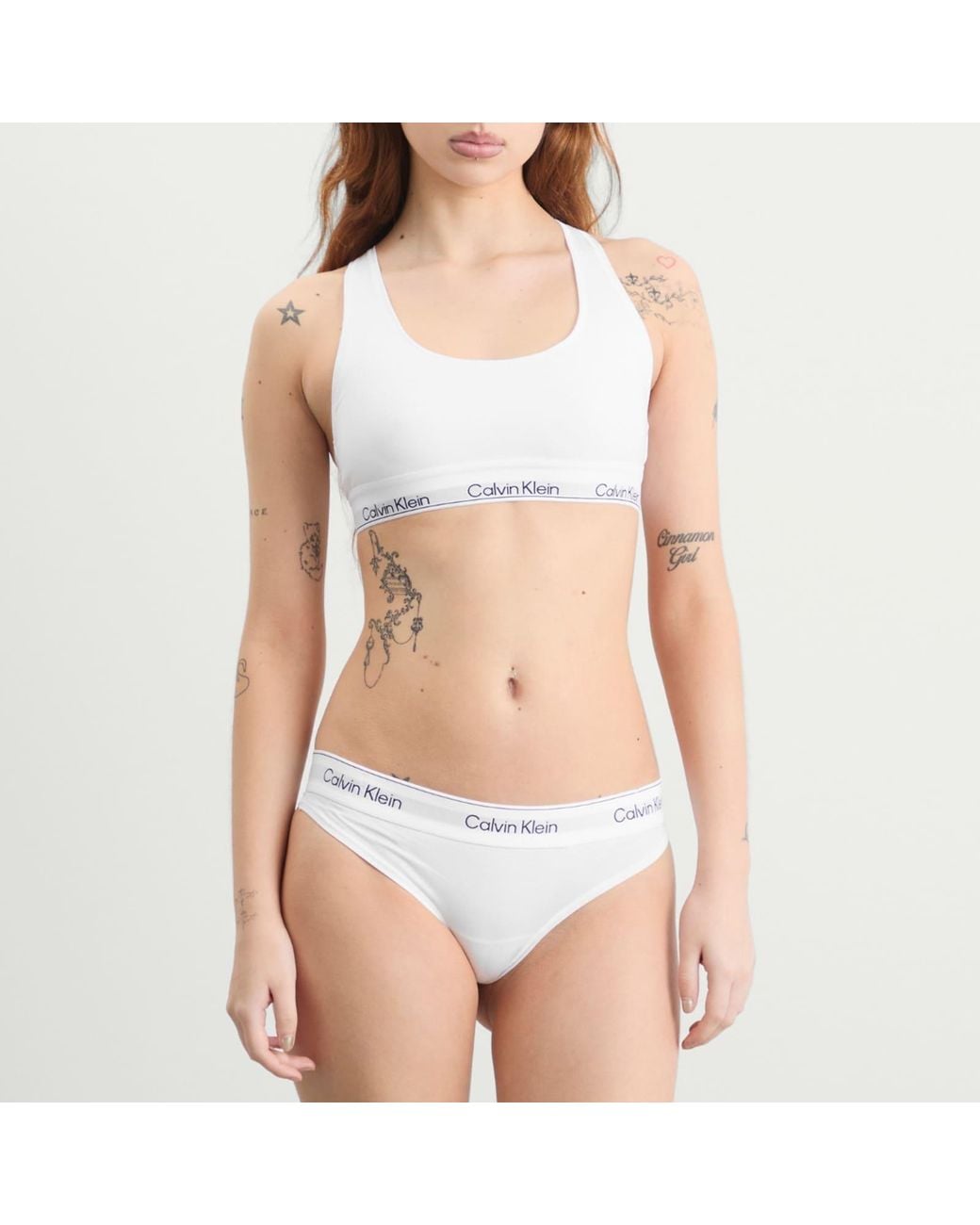 Calvin Klein White Icon Thong