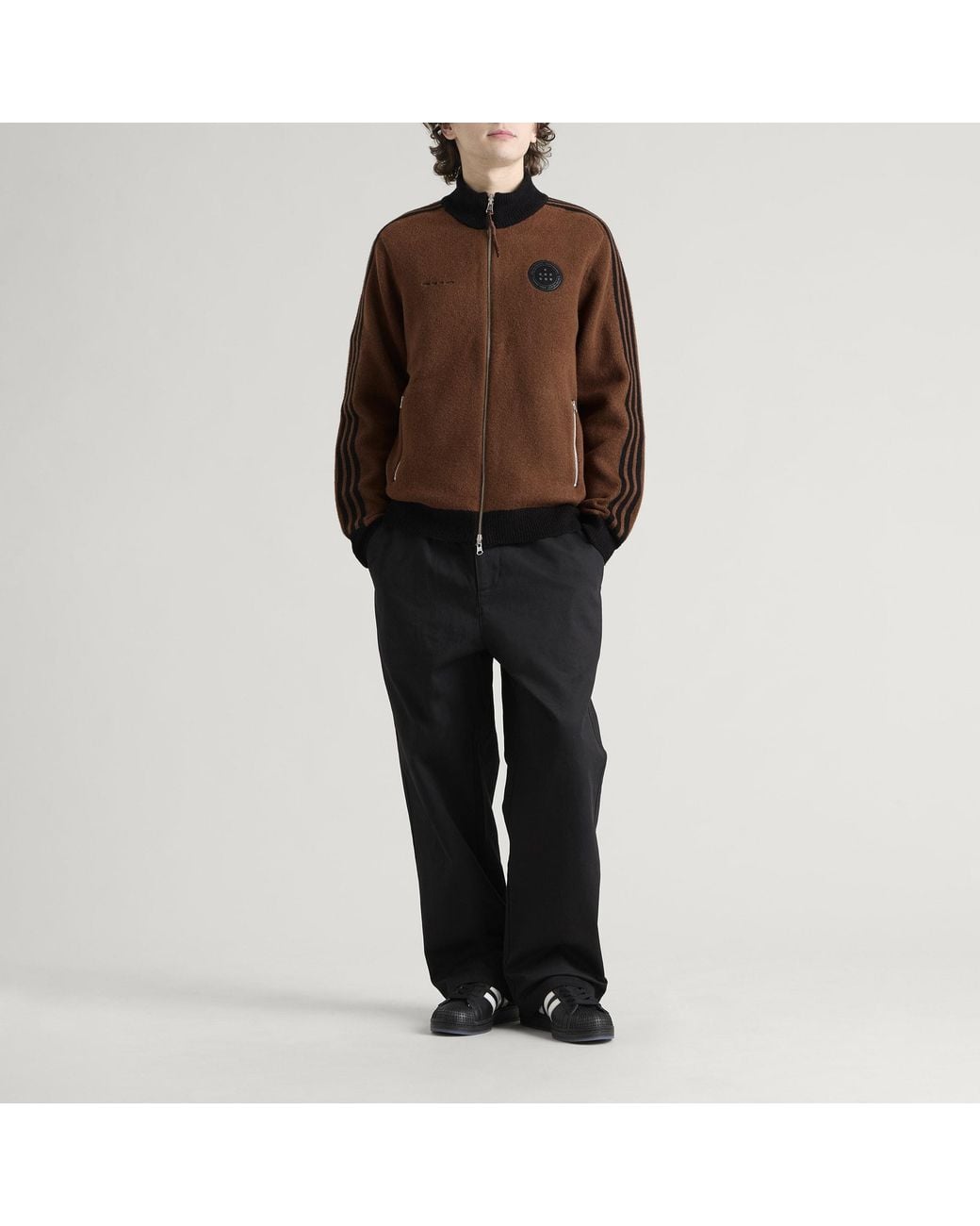Adidas Brown X Song For The Mute Adi008 Knit Jacket