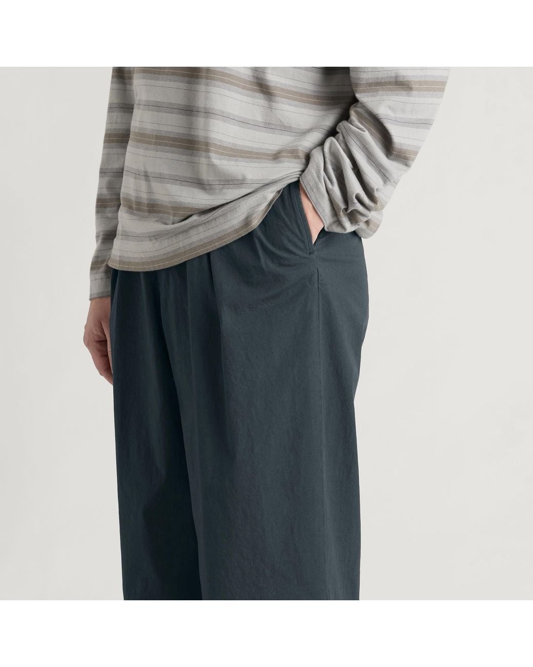 Dries Van Noten Blue Preaches Overdye Belted Trousers for men