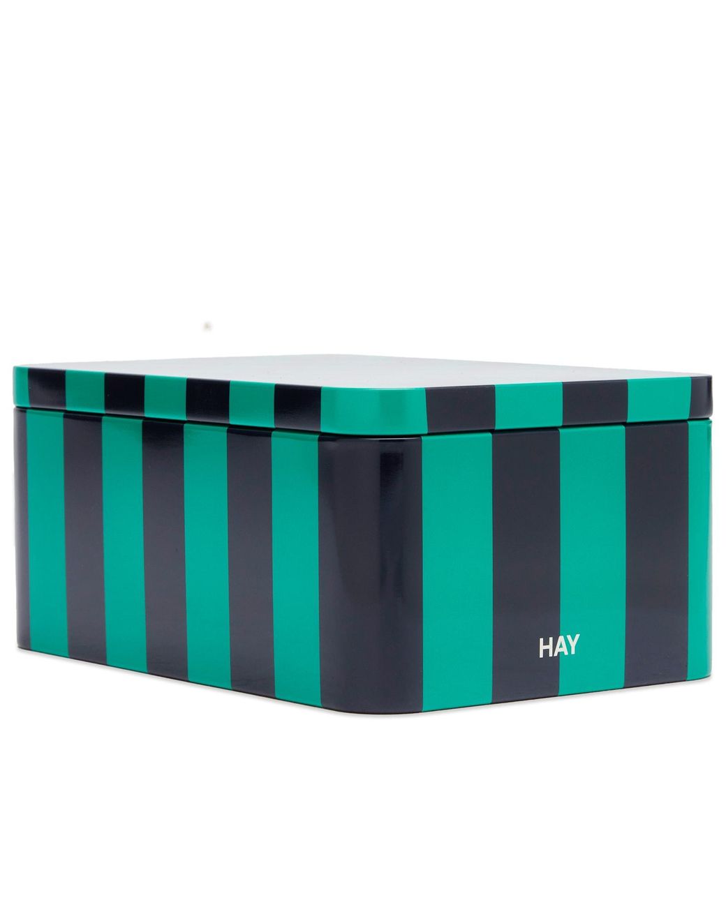 Hay Blue Tin Container